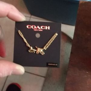 Coach 16" Gold necklace